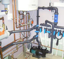 Construction - local technique | Espace Piscines Construction - local technique | Espace Piscines